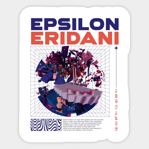 EPSILON ERIDANI Sticker by AuraNova